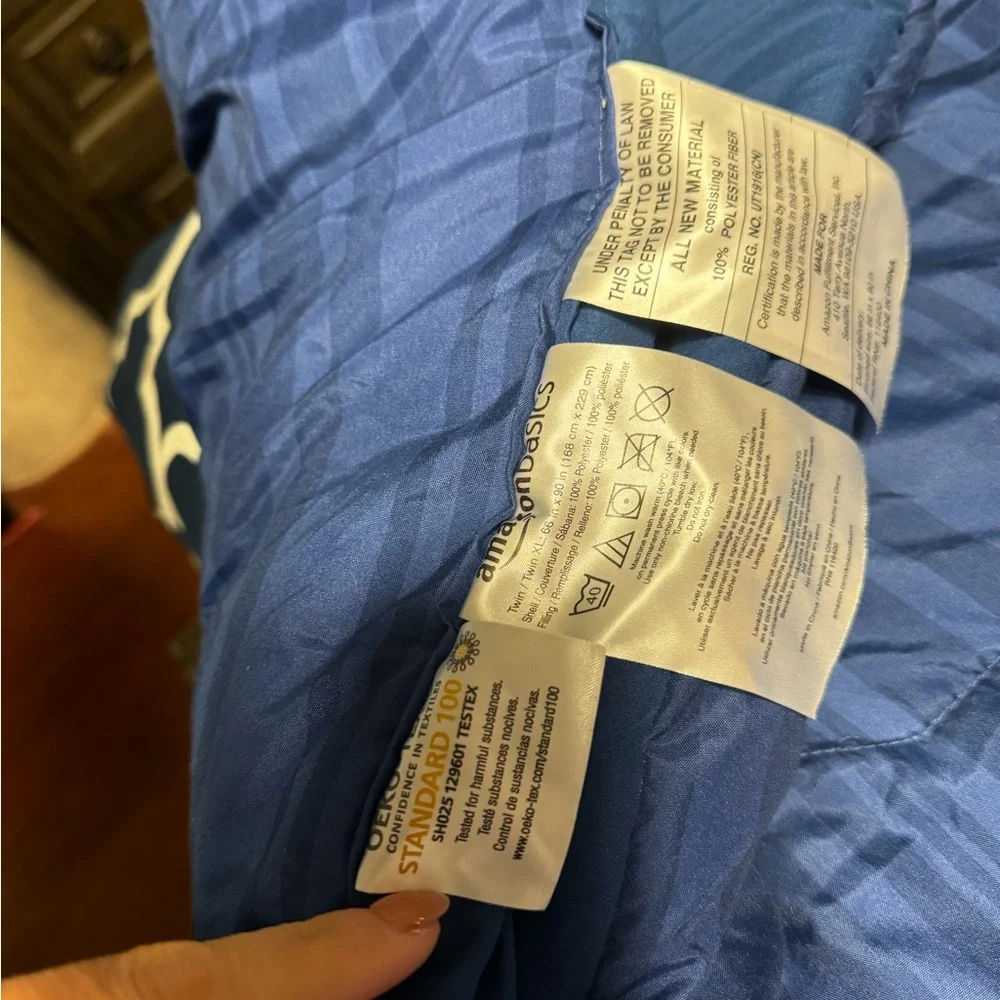 Xl twin Blue comforter